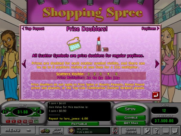 You can find Shopping Spree Slots at the following casinos