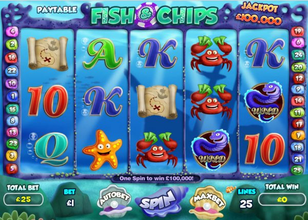 Fish And Chips Slot Machine