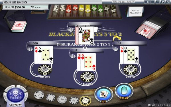 Multi-Hand Blackjack Table Games