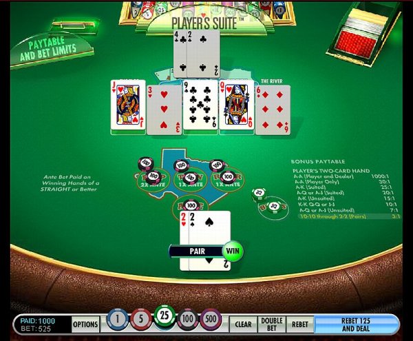 texas holdem online casinos in America