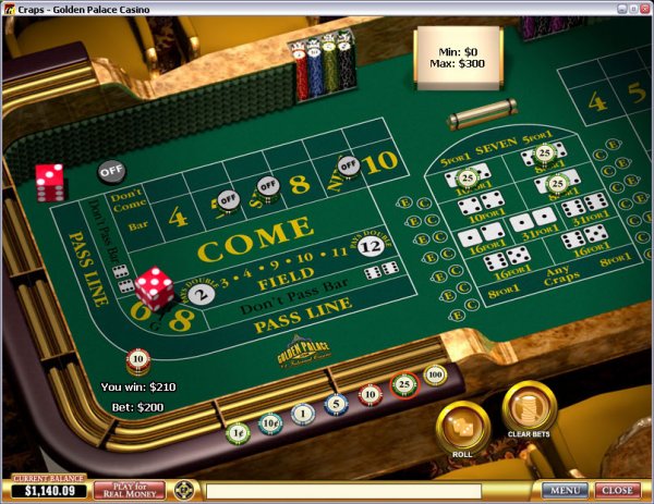 Playtech version of Craps