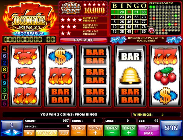 777 Double Bingo Slot Machine