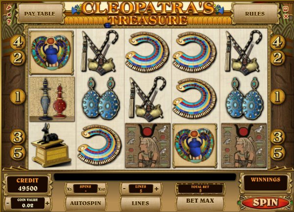 Casino Cleopatra Treasures