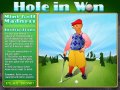 Start of golf bonus game in slot
