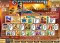 Paytable image of Cleopatra's Pyramid slot game.