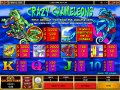 Pay table for Crazy Cameleon Slots