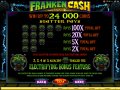 Franken Cash slots paytable part II