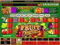 Paytable for Fruit Fiesta progressive slots