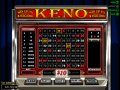 Screenshot from BoDog (RTG) Keno game
