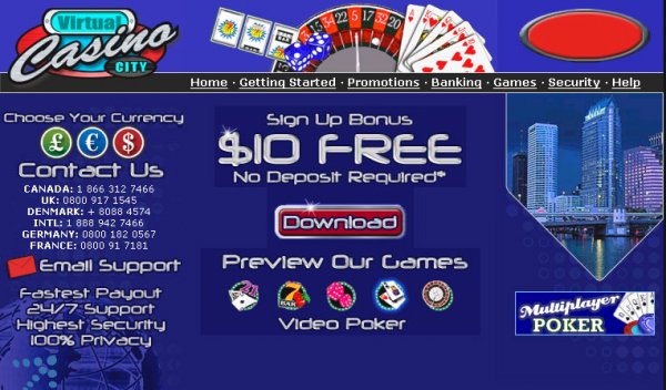 Virtual City online casino