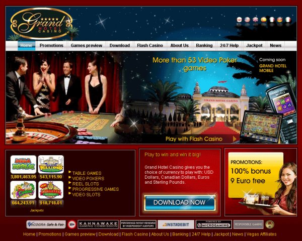 bad review grand hotel online casino in United States