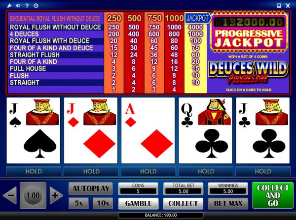 deuces wild video poker tutorial