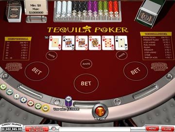 Tequila Poker screenshot