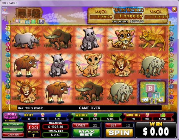 Big Five Baby 5 Slots Game