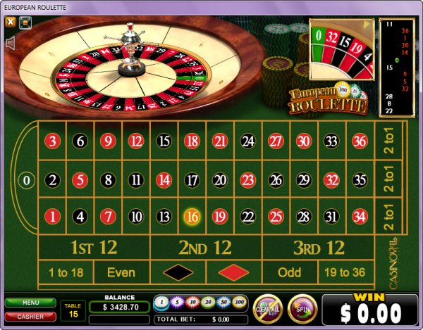 european roulette online game