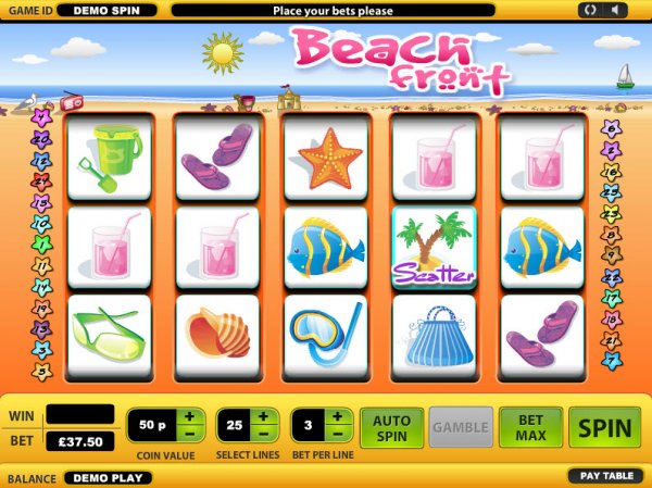 Beach Front Slots Game