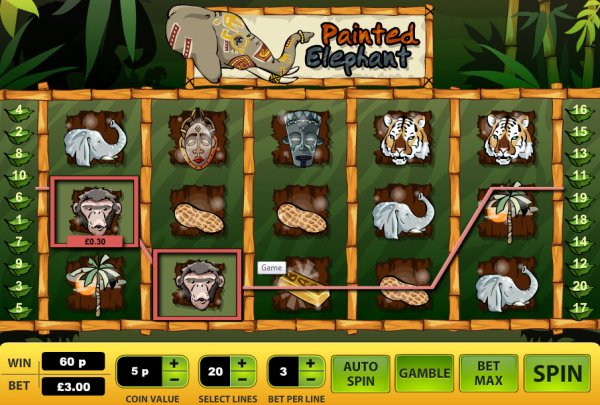 Painted Elephant Slots Game