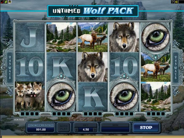 Untamed Wolf Pack Slots Game