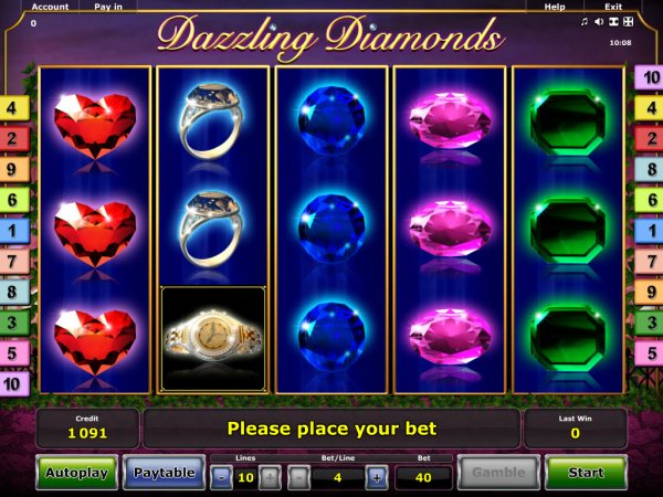 Dazzling Diamonds Slots Game