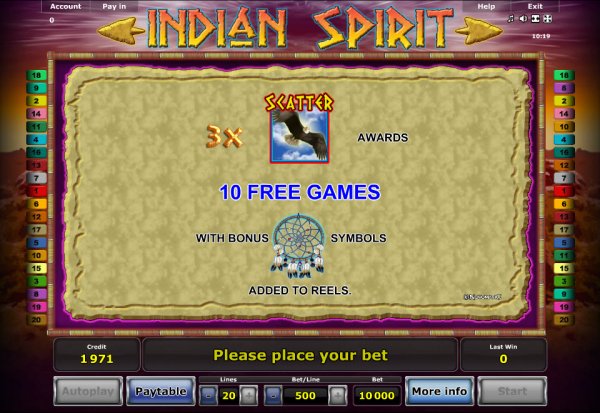 Indian Spirit Slots Free Games