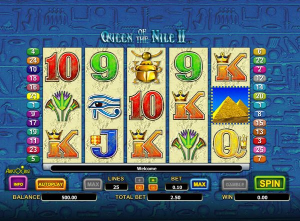 Queen Of The Nile II Slots Game