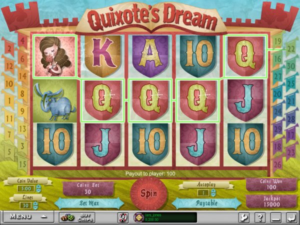 Quixote's Dream Slots Game