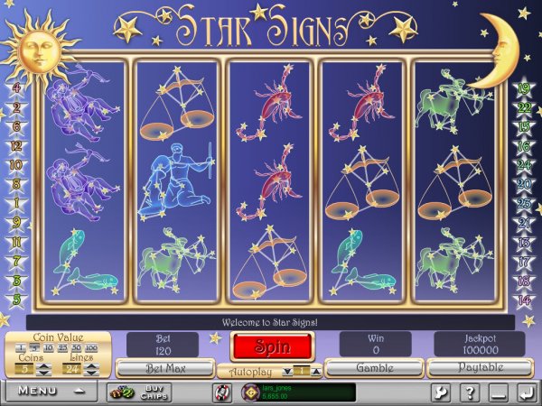 Star Signs Slots Game