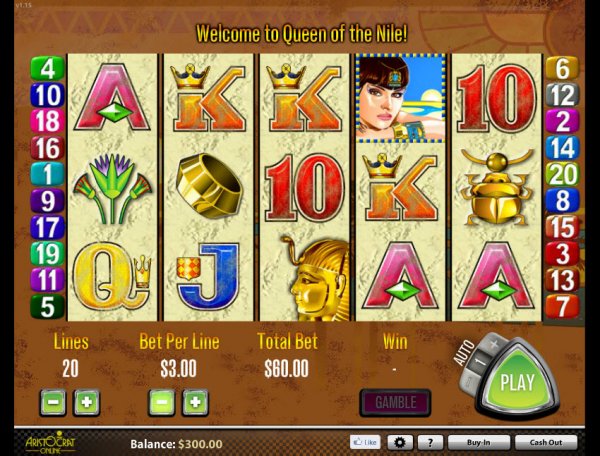 Queen of the Nile Slots Game
