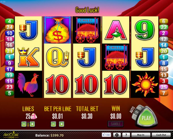 red chilli wins slot