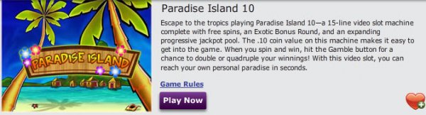 Paradise Island 2 Slots Top Pays