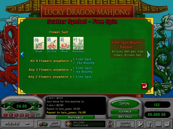 Lucky Dragon Mahjong Slots Free Games