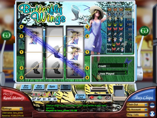 Butterfly Wings Slots Game