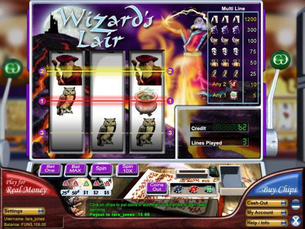 Wizard's Lair Slots