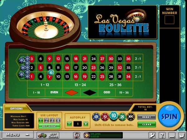 Las Vegas Roulette - 300 Game