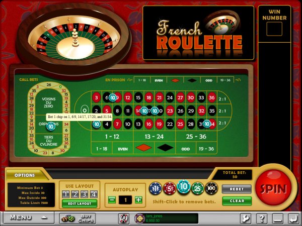 French Roulette - 300 Game in Play
