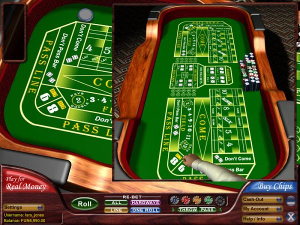 casino craps table games free play online