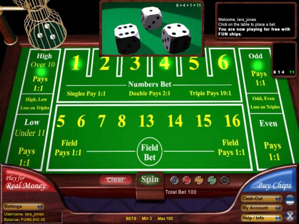 Craps Odds Bet Amounts