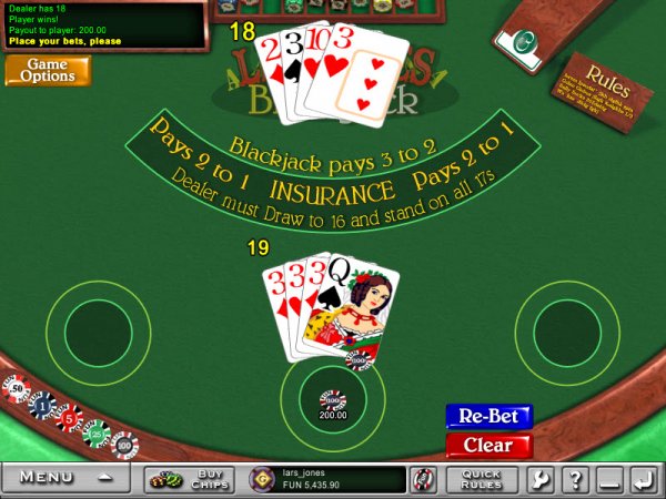 Live-Aces Blackjack 3-Seat