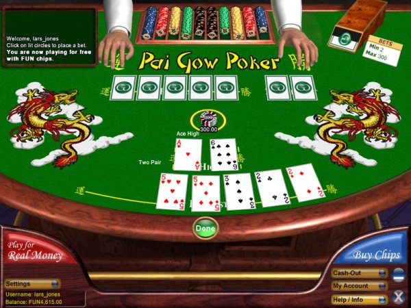 Pai Gow Poker House Way