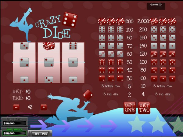 Crazy Dice Slots Game High