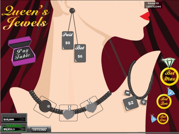 Queen's Jewels Slots Game
