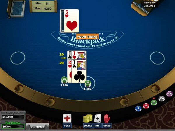 Blackjack Split