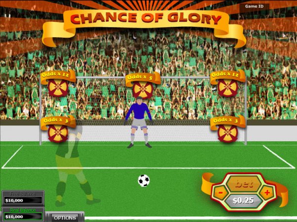 Chance of Glory Fixed Odds Soccer Game