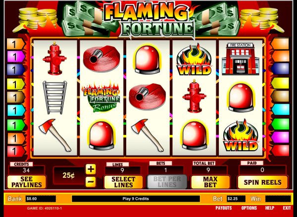 Flaming Fortune Slots Game