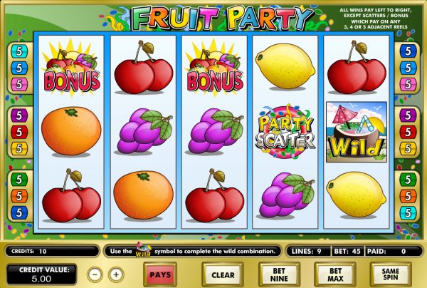 Fruit Party Slots Game Reels