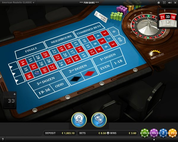 american roulette free flash game
