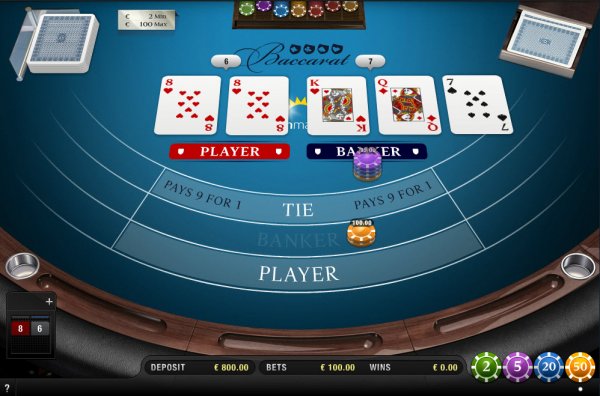 Baccarat Game Win