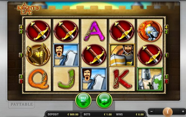 Knight's Life Slots Game Reels