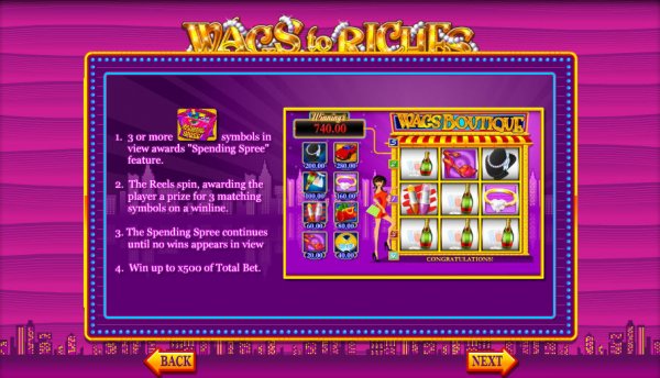 Wags to Riches Slots Wags Boutique