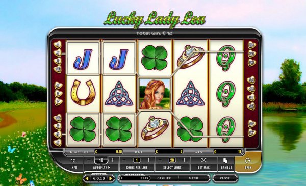 Lucky Lady Lea Slots Game Reels